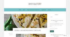 Desktop Screenshot of dailygluttony.com