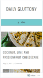 Mobile Screenshot of dailygluttony.com